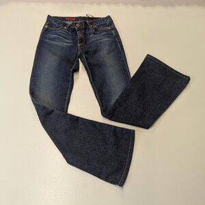 AG Adriano Goldschmied Size 26R The Legend Dark Wash Flared Jeans